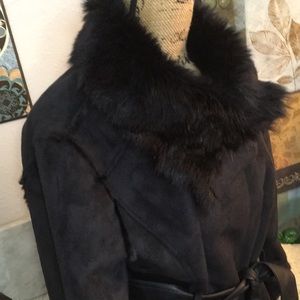Amazing Jacket Vegan Leather Suede Fur Anorak 10!